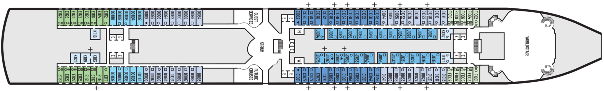 Deck 1 - Main plan